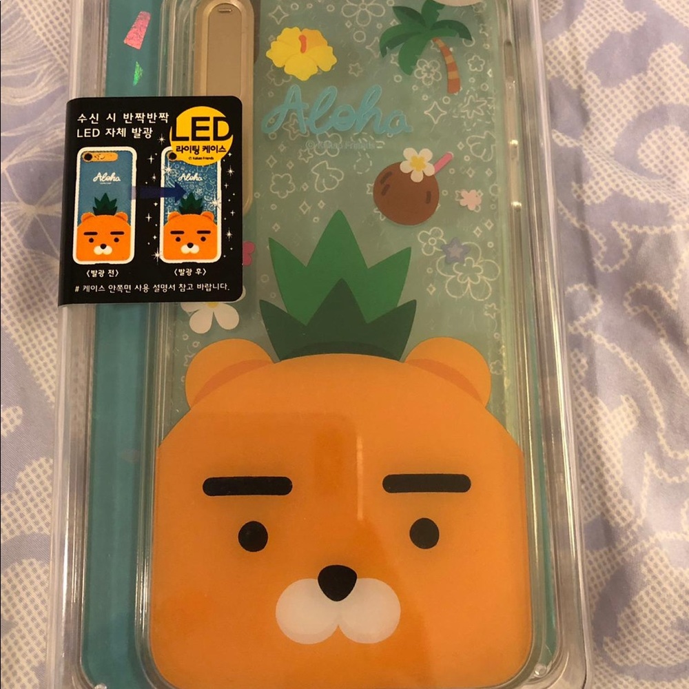 iPhone X Cute case with LED LIGHT